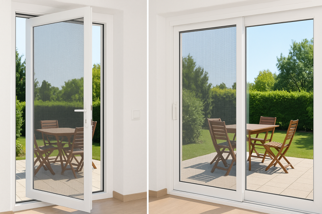 Menteşeli Sineklik mi, Sürgülü Sineklik mi? Hangisini Tercih Etmelisiniz?