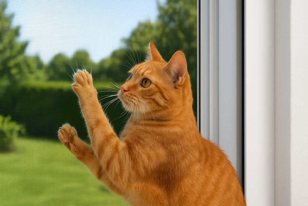 Kedi Tırmalamasına Dayanıklı Sineklik Nedir? Evcil Hayvanlar İçin Güvenli Çözüm